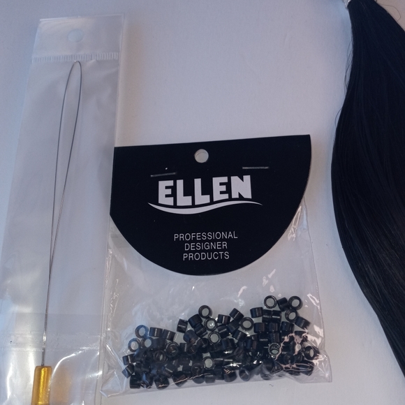 Student itip kit - 18" itips hair extensions , 50 beads , one wire loop needle - Picture 7 of 11